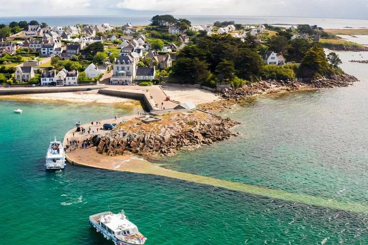 Auberge pour 2 personnes, avec jardin à Île de Batz