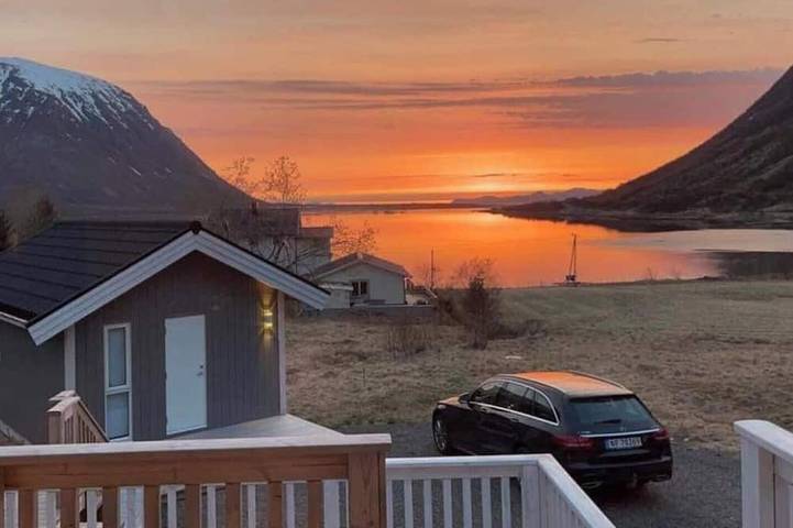 Blockhütte für 10 Personen, mit Garten auf den Lofoten