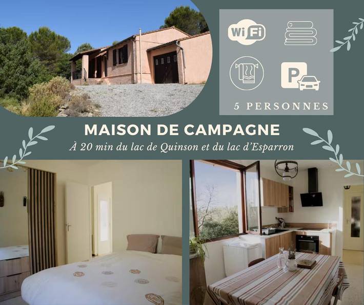 Location de vacances pour 6 personnes, avec jardin et vue à Saint-Julien