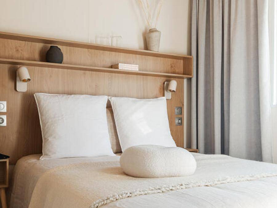 Camping Bon Port - Mobilheim 9 personen - Premium Tribu Selenia Suite - 8/9 Pers. - Bettwäsche und Handtücher inklusive in Lunel, Côte d'Améthyste