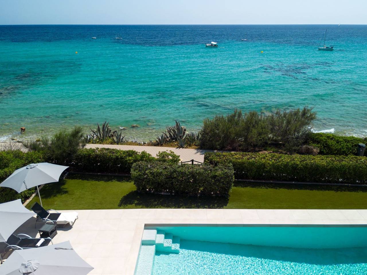 Villa Ponti A5 - direkt am Meer in Santo Tomas, Es Migjorn Gran