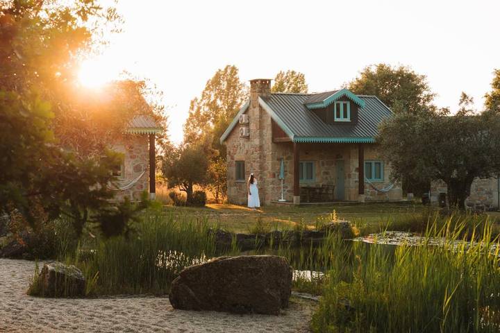 Maison de campagne pour 6 personnes, avec piscine et jardin ainsi que vue sur le lac et vue, adapté aux familles à Seia - 3