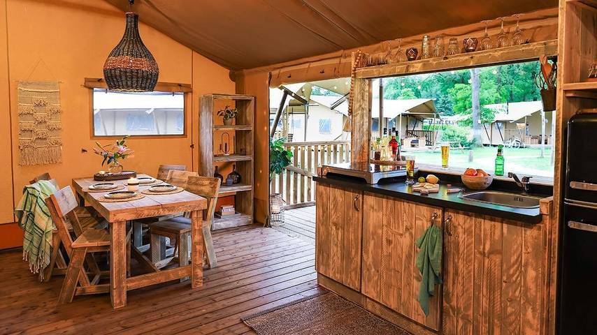 Camping für 4 Personen, mit Garten in Flandern - 2