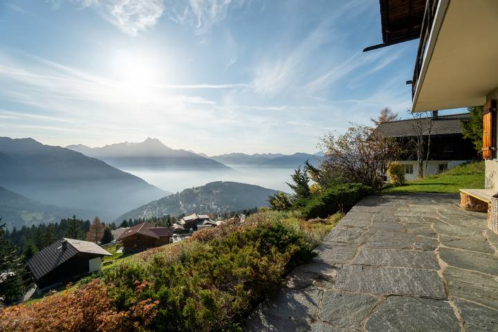 Gîte pour 7 personnes, avec Balcon et Balcon/Terrasse ainsi que Terrasse et Jardin à Gryon - 4