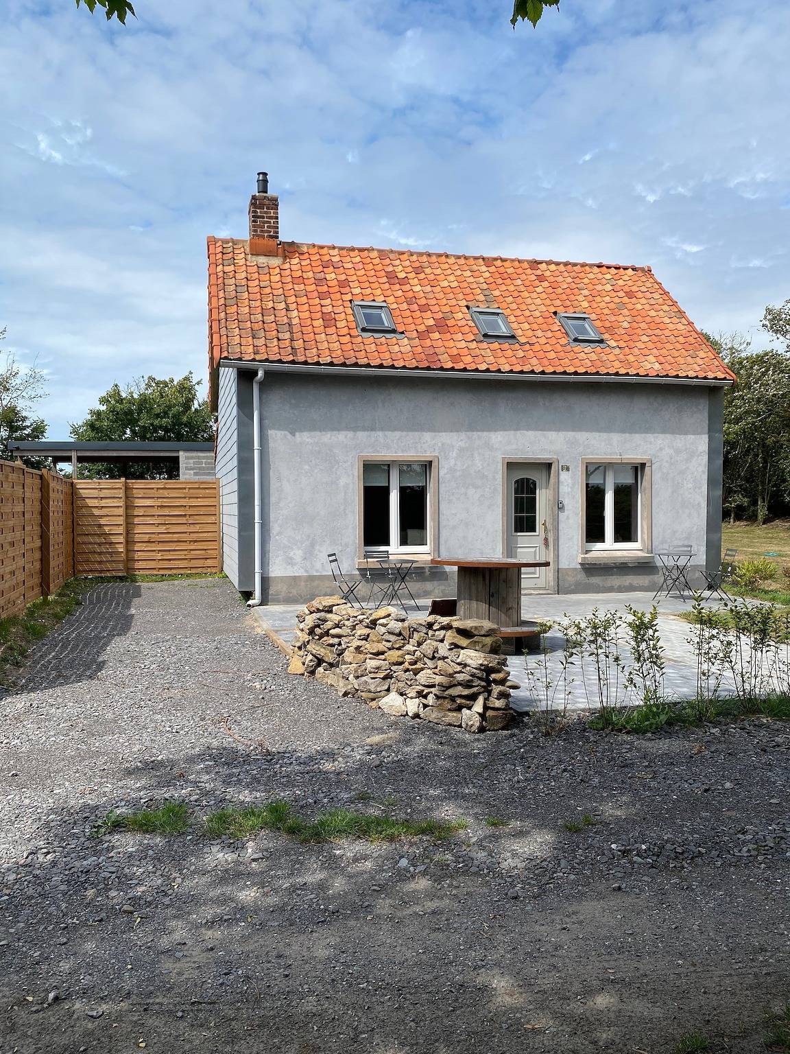 Maison de vacances « Au cœur de la nature » avec terrasse privée, jardin partagé et Wi-Fi in Ambleteuse, Région de Boulogne-sur-Mer