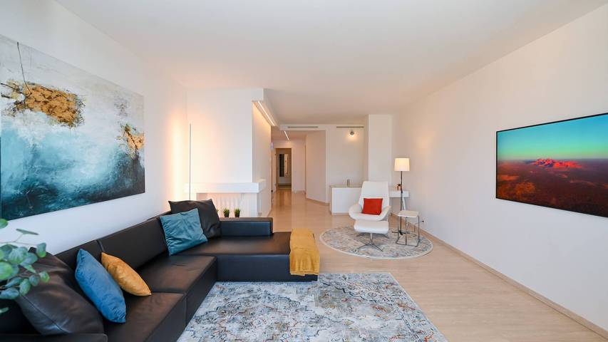 Ferienwohnung für 4 Personen, mit Ausblick und Balkon/Terrasse sowie Seeblick