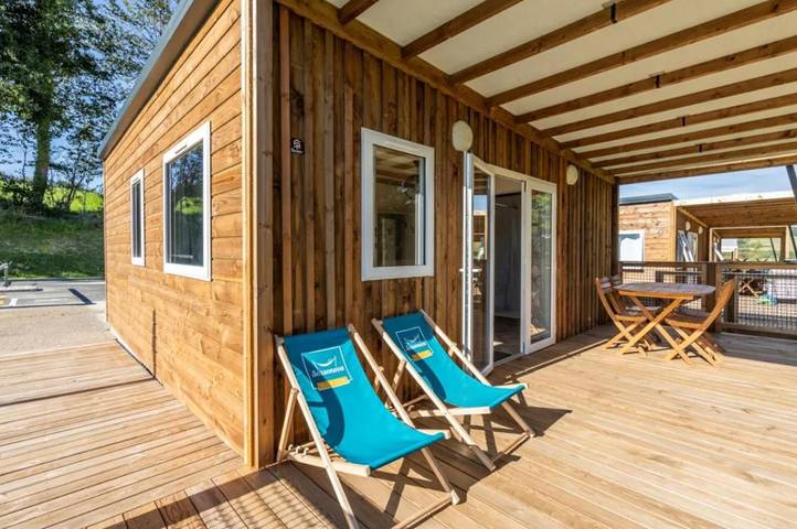 Camping pour 2 personnes, avec terrasse ainsi que piscine et jardin dans Haute-Normandie - 3