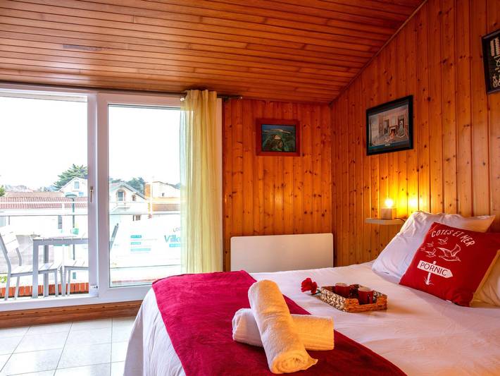 Ferienhaus für 4 Personen, mit Garten und Balkon, mit Haustier