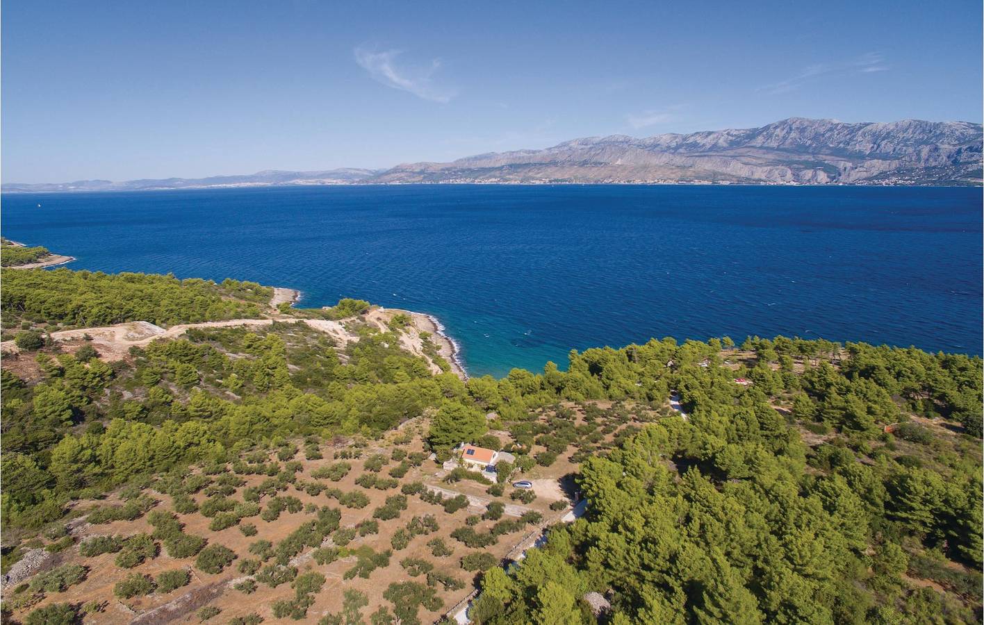 Ferienhaus für 6 Personen mit Ausblick in Postira, Brac