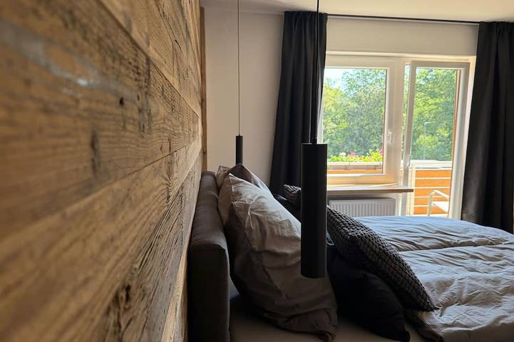 Ferienwohnung für 4 Personen, mit Garten und Balkon
