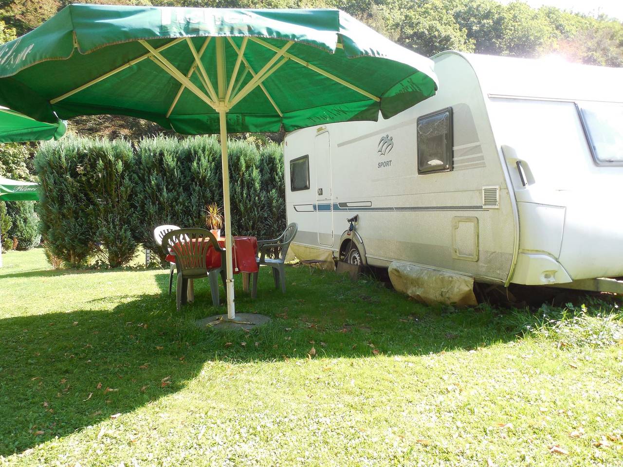 Ganze Wohnung, Wohnwagen Nr.6  by Seeblick Ferien Edersee, Waldeck in Waldeck, Waldecker Land