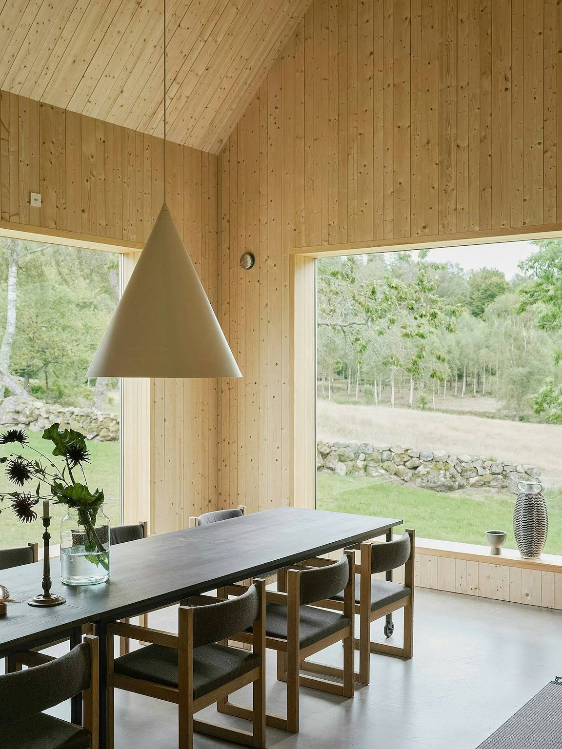 Designer-Bauernhof mit Sauna am Bach in den Buchenwäldern von Halland in Varberg, Halland
