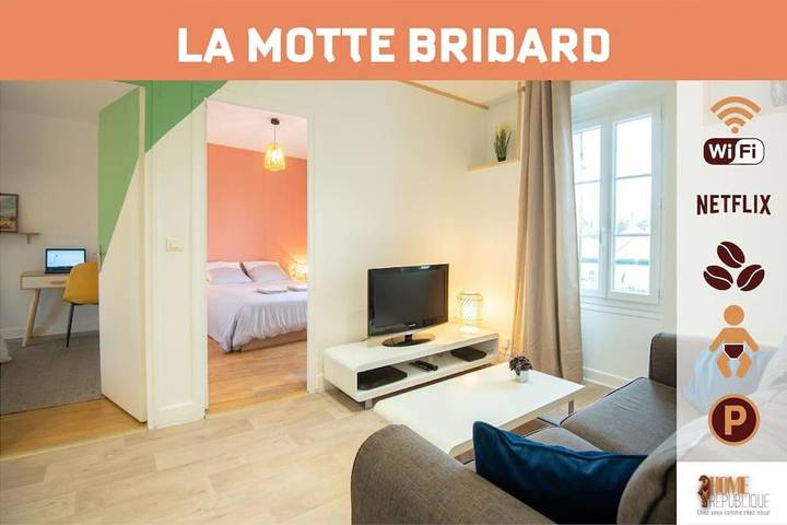 Appartement de vacances pour 5 personnes, avec jardin