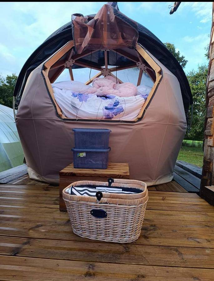 Tente pour 2 personnes, avec jacuzzi et jardin en Cotes-d'Armor - 2