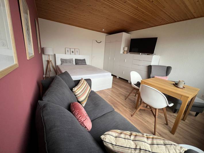 Ganze Wohnung, 1-Zimmer-Ferienwohnung "Haven Stuuv" am Südstrand Burgtiefe mit Yachthafenblick in Ostfehmarn, Fehmarn