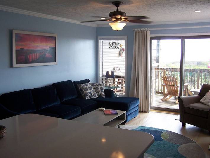 Vacation rental for 4 people, with yard and balcony as well as pool in Duck (NC)