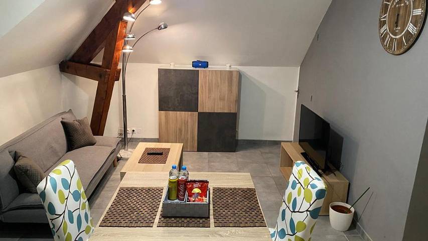 Appartement de vacances pour 4 personnes, avec Terrasse ainsi que Jardin et Vue
