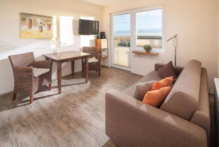 Ganze Wohnung, Gemütliche Ferienwohnung mit Balkon und beeindruckendem Meerblick in Juist