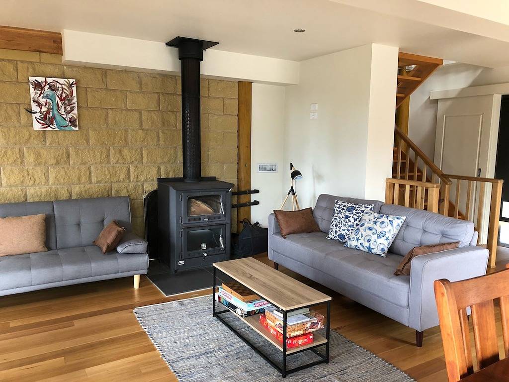 Bay Of Fires Seacret Strandhaus in privater Buschfläche mit Meerblick in Tasmanien