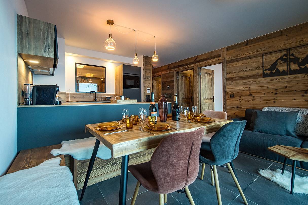 Apartamento vacacional entero, Apartment for 7 people in a new residence on the slopes in La Toussuire, Fontcouverte-la Toussuire