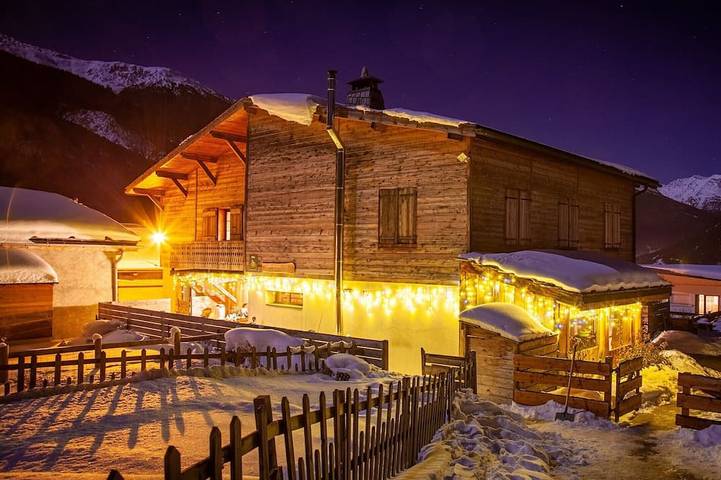 Chalet pour 11 personnes, avec balcon et jardin, animaux acceptés