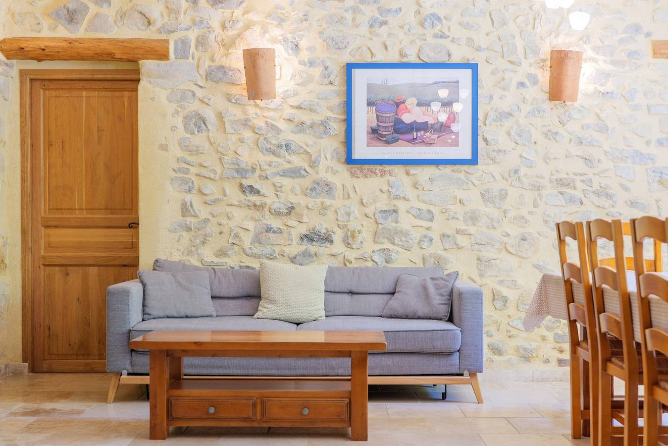 Maison de vacances « Gîte Domaine De La Bruge » avec vue montagne, terrasse privée et Wi-Fi in Saint-Remèze, Privas (arrondissement)