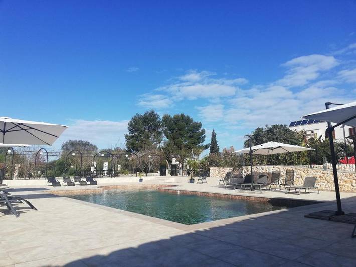 Gîte pour 20 personnes, avec jardin ainsi que piscine et vue à Francavilla Fontana