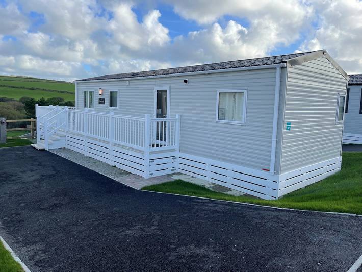 Lodge pour 8 personnes avec piscine in Newquay, Cornouailles
