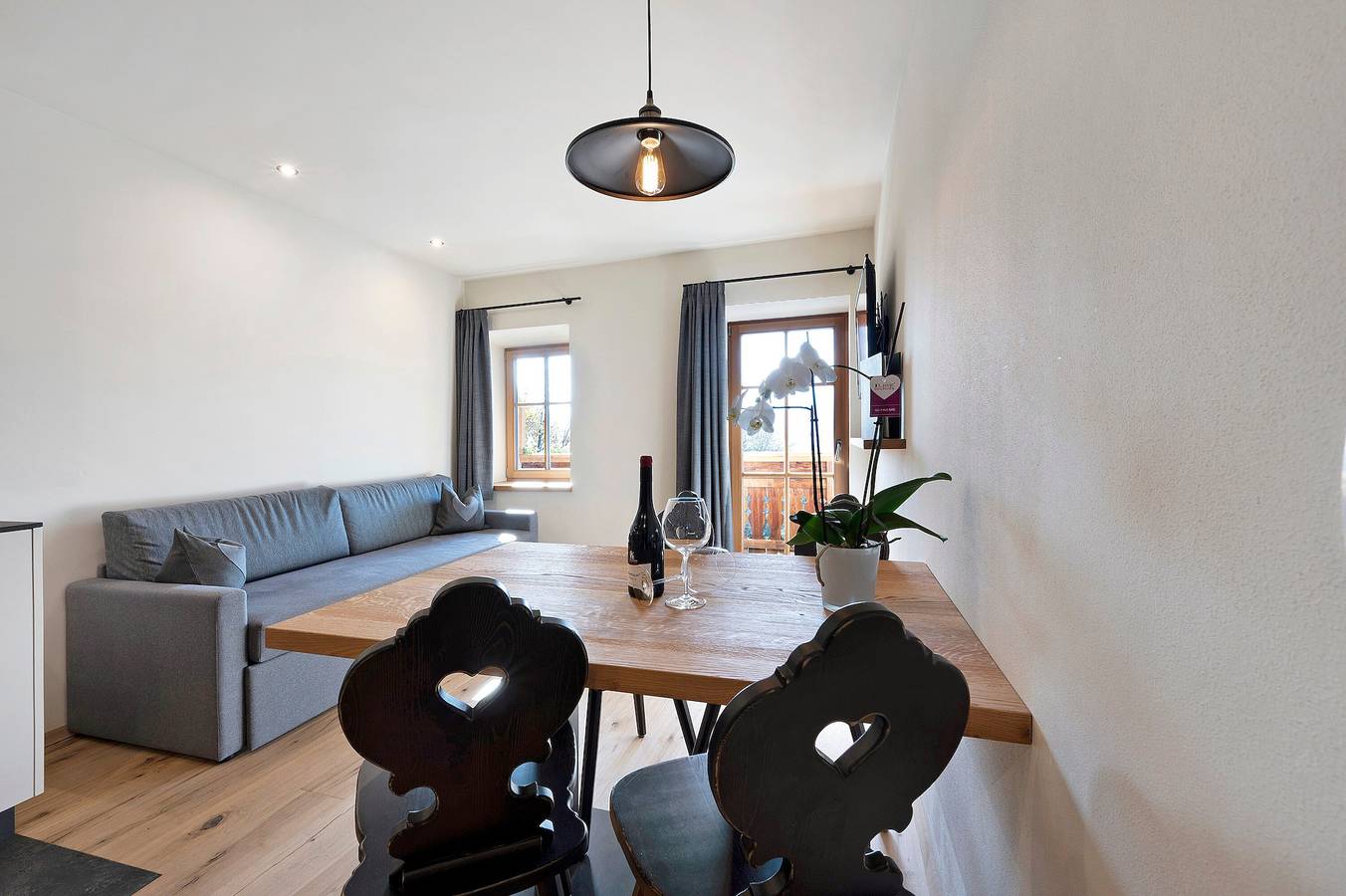 Appartamento intero, Appartamento "Leierhof Wicky" con vista sulle montagne, Wi-Fi, balcone e giardino in Chivo, Rodengo