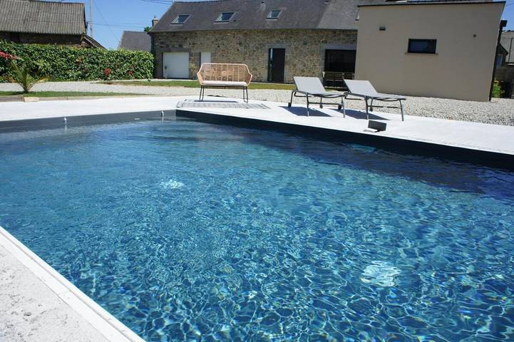 Maison de vacances pour 10 personnes, avec terrasse et piscine