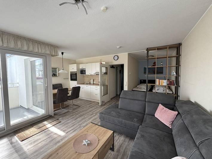 Ferienwohnung für 2 Personen, mit Balkon und Sauna in Duhnen