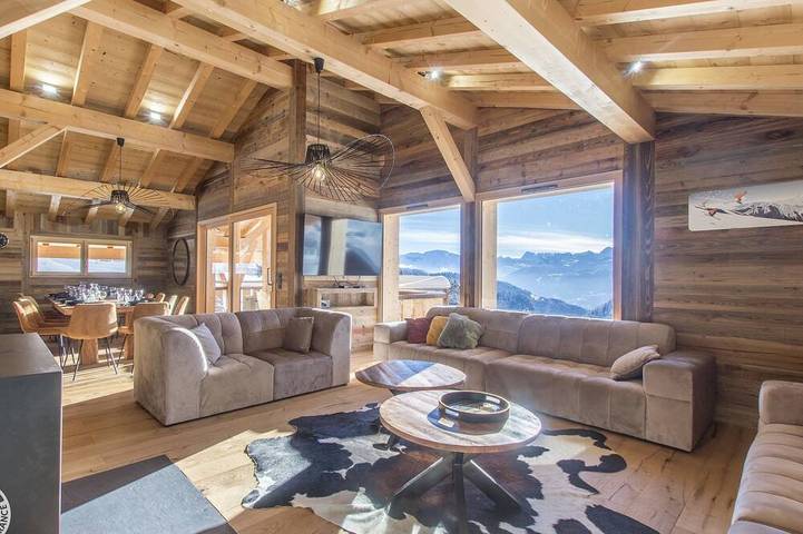 Chalet pour 14 personnes, avec Jacuzzi ainsi que Terrasse et Sauna à Praz de Lys