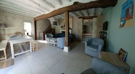 Gîte pour 6 personnes, avec jardin et terrasse à Saint-Aignan