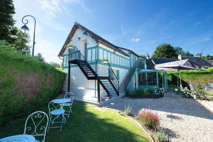 Chambre d’hôte pour 2 personnes, avec Balcon ainsi que Jardin et Vue