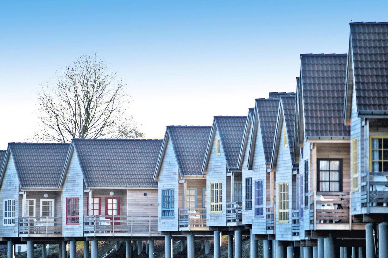Wooden Chalet in Abbeville near Somme Bay in Grand-Laviers, Abbeville region