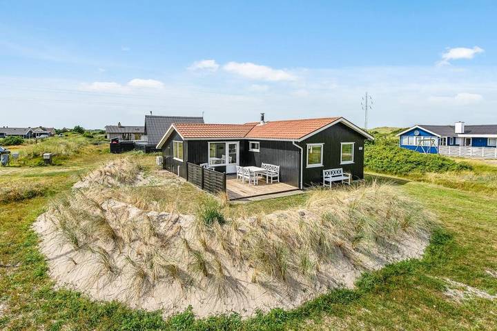 Ferienhaus für 5 Personen, mit Balkon/Terrasse und Terrasse am Ringkøbing Fjord