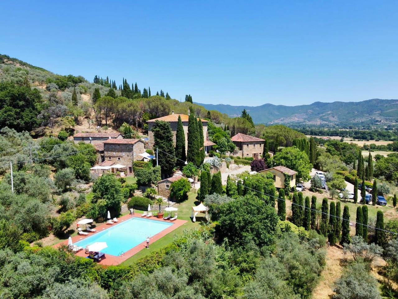 Appartamento intero, Appartamento 'Capannina - Borgo Dolci Colline Resort' con piscina, terrazza e giardino condivisi in Castiglion Fiorentino, Provincia di Arezzo