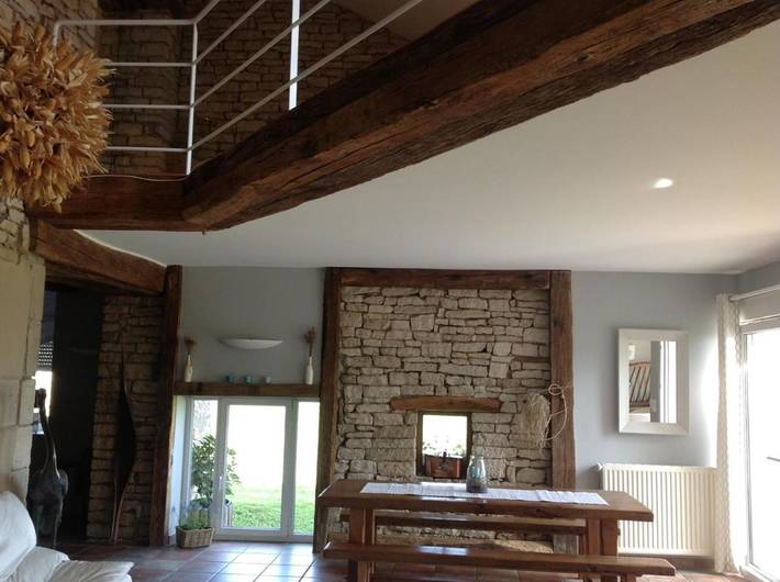 Location de vacances pour 5 personnes, avec Balcon et Terrasse ainsi que Jardin et Vue dans Vauchoux