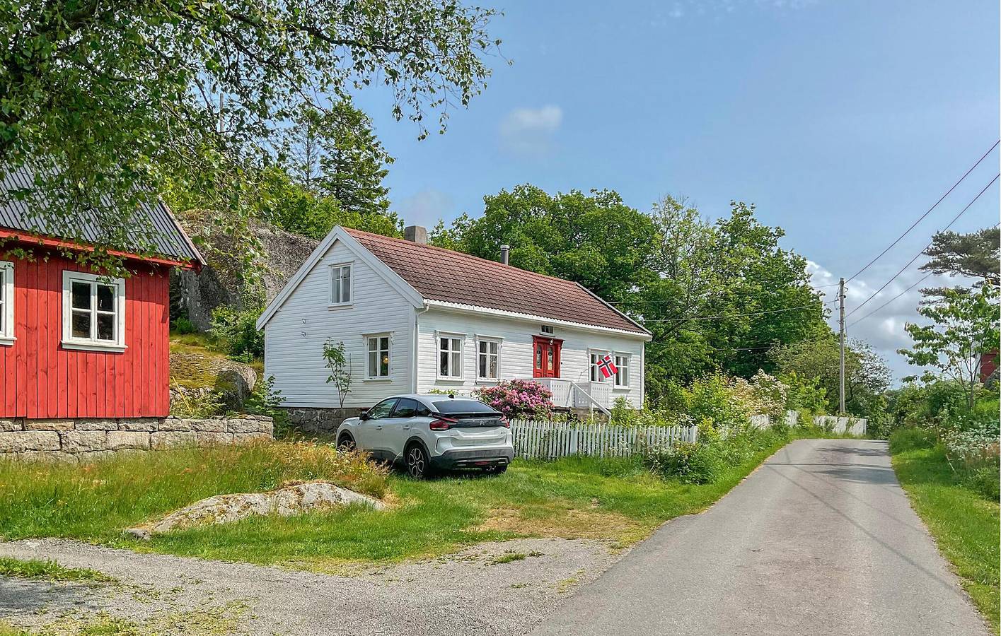Ferienhaus für 7 Personen mit Garten in Farsund