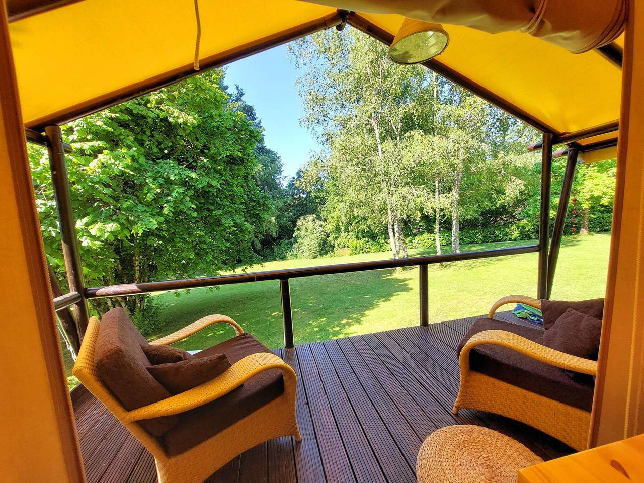 Romantische Safaritent Lodge in Roussines, Charente