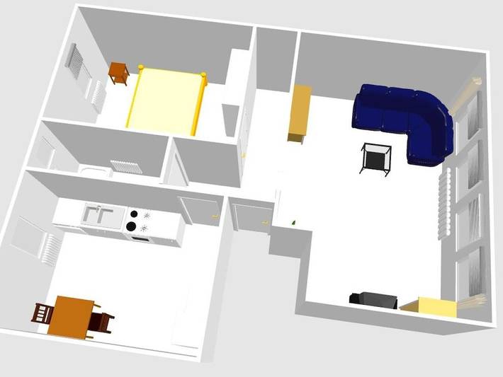 Apartamento vacacional de 1 dormitorio. in Neustadt Bremen, Bremen