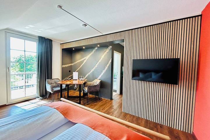 Ferienwohnung für 2 Personen, mit Sauna und Balkon sowie Garten in Märkische Schweiz