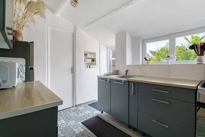 Holiday home 'Gîte Ti Hélène' with private terrace, garden and Wi-Fi, 2 km from the beach in Saint-Coulomb, Saint-Malo region