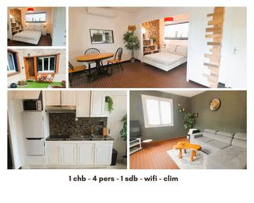 Location de vacances pour 4 personnes, avec terrasse à Buzançais