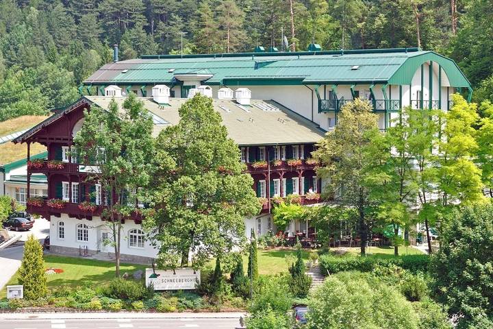Hotel für 4 Personen, mit Balkon und Terrasse sowie Garten und Pool in Puchberg am Schneeberg