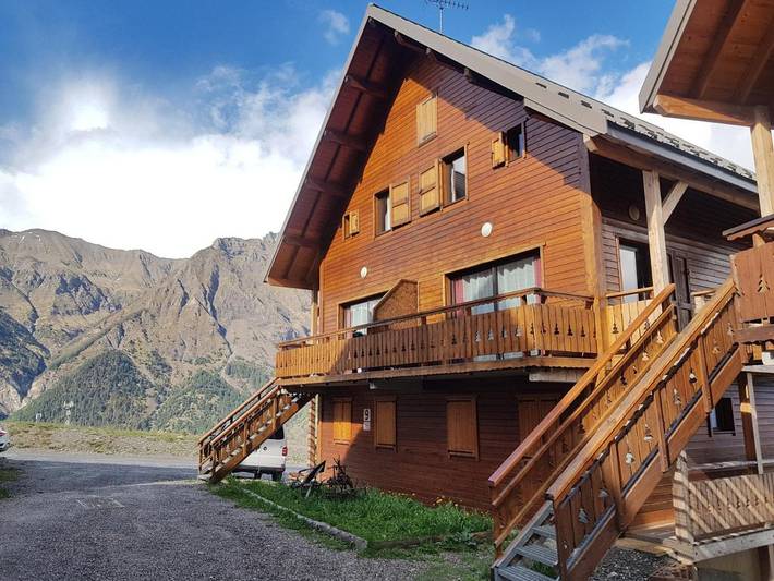 Ferienwohnung für 5 Personen, mit Balkon und Terrasse sowie Ausblick