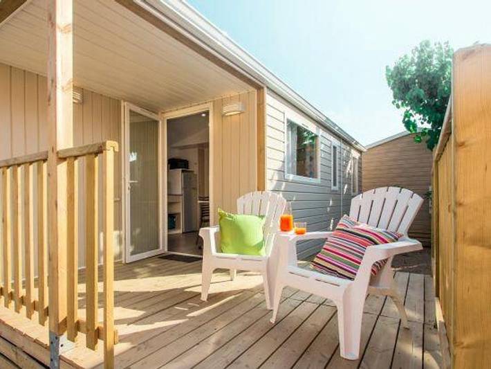 Camping Le Lagon d'Argelès - Mobilhome 8 personnes - Evolution 4 Pièces 6/8 Personnes Climatisé + Tv in Côte Vermeille, Argelès-sur-Mer