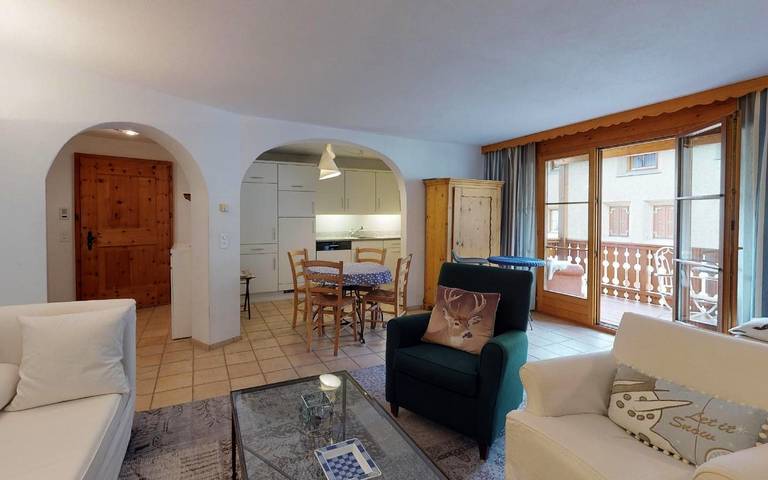 Ferienwohnung für 2 Personen, mit Ausblick in Celerina - 2