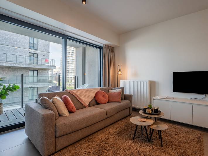 Vakantiewoning voor 4 personen, met balkon en tuin in Oostende