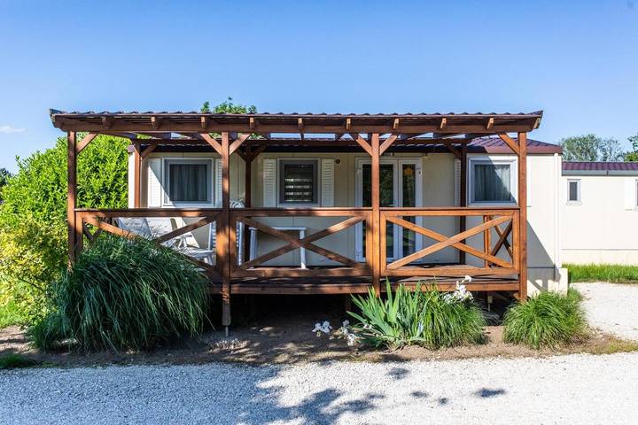 Camping für 4 Personen, mit Garten und Terrasse sowie Pool und Ausblick in Ungarn - 4